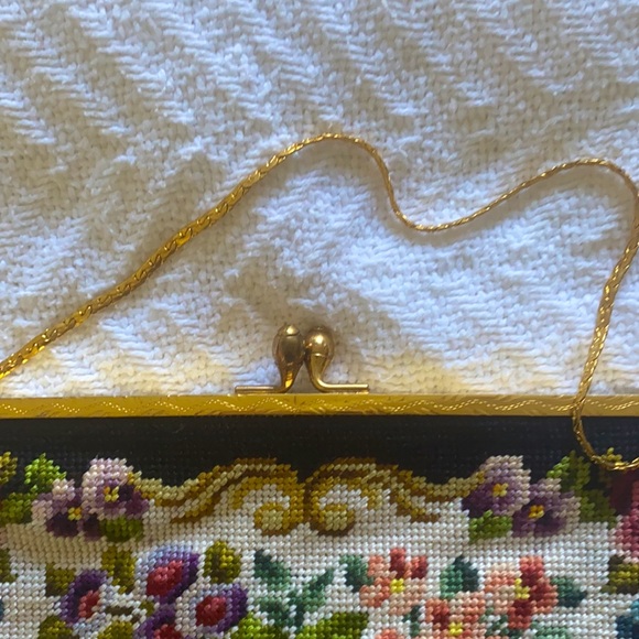 COPY - 1930’s style tapestry purse/mini bag by N.B.M., Austria - Picture 5 of 6